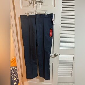 Dickies Women 774 Original Fit Straight Leg Work Pants Navy Blue Size 18 T NWT